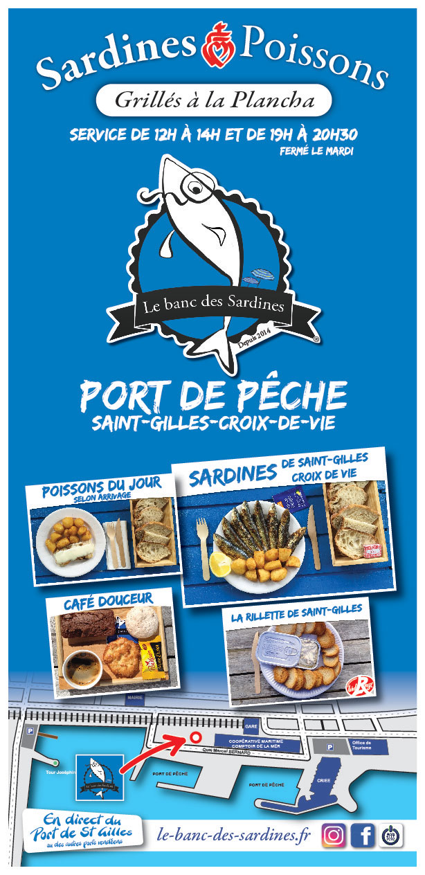 La carte du banc des sardines