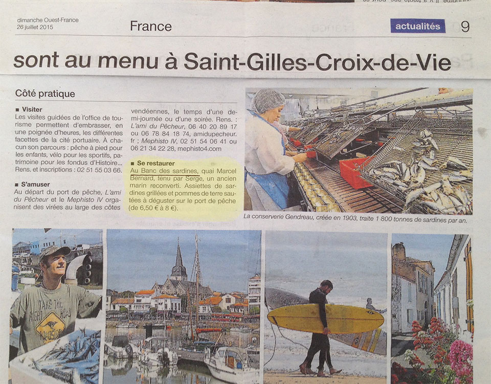 Ouest-France - 26 juillet 2015